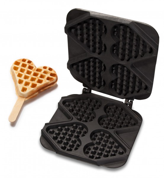 Neumärker Waffel-Herz am Stiel Wechselplatten für Thermocook 32-40744-01 