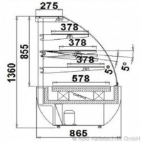 Vorschau: KBS Jamaika 700 Kuchenverkaufstheke  Seite Vorschau: KBS Jamaika 700 Kuchenverkaufstheke  Seite