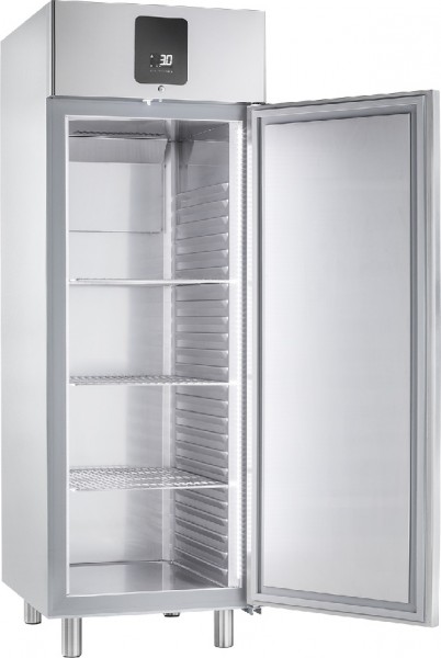 KBS KU 722 GN 2/1 Edelstahl-Gewerbekühlschrank