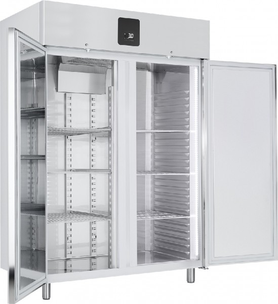 KBS 169726 TKU 1422 Edelstahl-Kühlschrank GN 2/1 