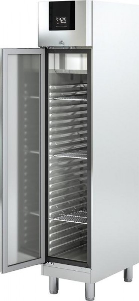 KBS KU 359 Edelstahlkühlschrank für GN 1/1 - Breite 425 mm 