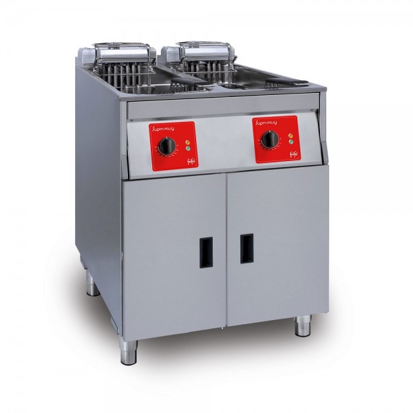 frifri Super Easy 622 Elektro-Standfritteuse 2 Becken je 12,5-14 Liter