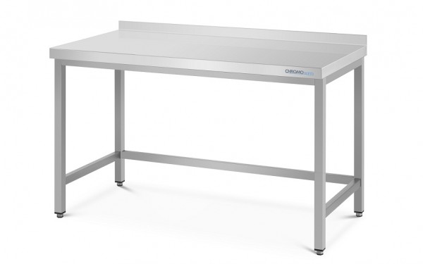Chromonorm Arbeitstisch Tiefe 600 mm  offen ohne Boden