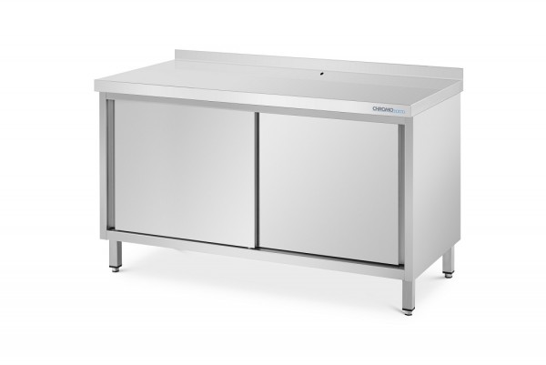 Chromonorm Arbeitsschrank Breite 1000 mm mit Schiebetüren - Tiefe 700 mm 