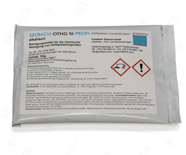 Selbach OTHG fit PROFI Reinigungsmittel - 50 Portionsbeutel