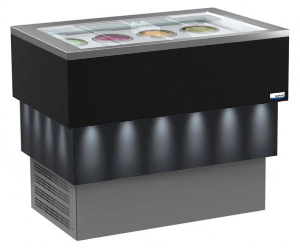 CoolLine Speiseeisvitrine Carrara Dark Vista 6 465380060