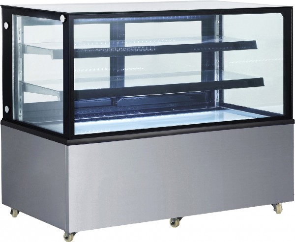 KBS Cube 150 Kuchenvitrine / Panoramavitrine mit LED Beleuchtung - Breite 1515 mm