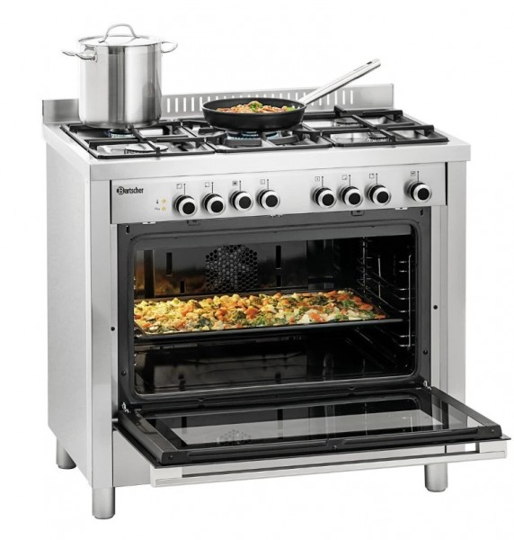 Bartscher 1519821 Gasherd BGH 600-521 5 Flammen