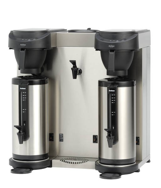 Animo Kaffeemaschine MT202W mit Heißwasserhahn und Wasseranschluss