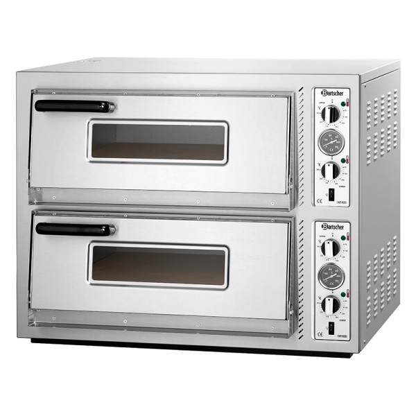 Bartscher NT 622 Pizzaofen Doppelkammer für 2 x 4 Pizzen Ø 30 cm