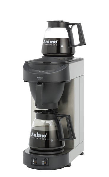 Animo M200 Kaffeemaschine mit Wasseranschluss mit 2 Glaskannen