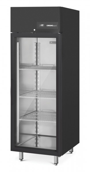 CHROMOnorm STAR-BLACK Glastür-Kühlschrank GN 2/1 CHKMN065S0V1