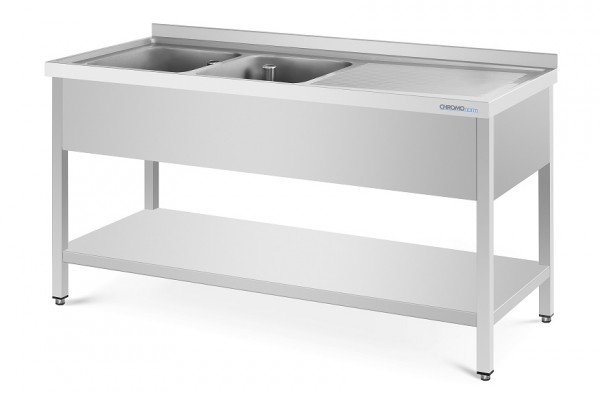 Chromonorm Spültisch mit 2 Becken ST0615C2LTZ