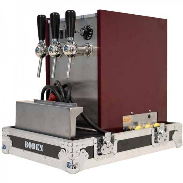 Selbach HOT PIPE III OTHG TRIO/105 EP Glühwein-Erhitzer mit 3 Zapfhähnen und Transportbox