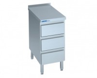 Chromonorm Schubladenblock  3 Kastenschubladen Tiefe 600   Chromonorm Schubladenblock  3 Kastenschubladen Tiefe 600