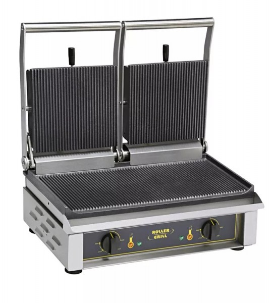 Rollergrill Majestic  Doppel-Kontaktgrill Version gerillt R für Panini, Steaks, Hamburger etc.