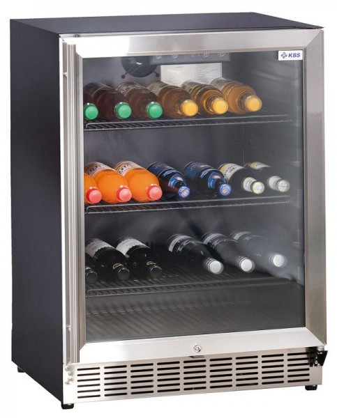 KBS Glastür-Kühlschrank KBS 154 GU - einbaufähig / unterbaufähig