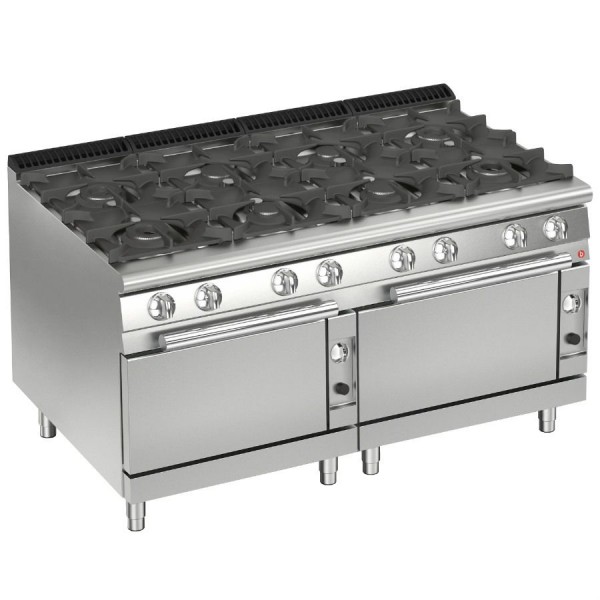 AFG Baron CFG74Q Gasherd 8 Flammen mit 2 x Gas-Backofen