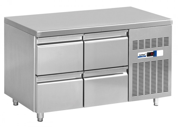 Coolline Nordcap  KT 1330 4Z 46711102M01-K-N-C Kühltisch mit 4 Schubladen