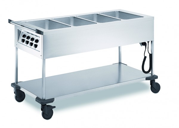 B.PRO Blanco SAW 4 Speisenausgabewagen - beheizt - Bain-Marie Wagen 572155