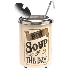 Neumärker Hot-Pot Suppentopf 5 Liter Beige "Hot Soup of Today"