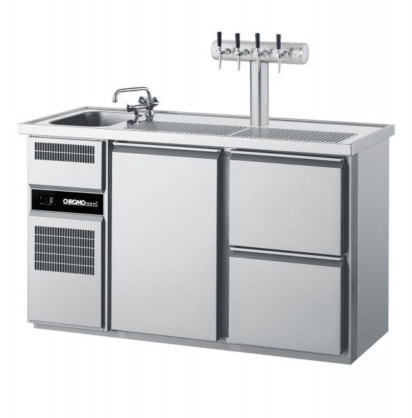 Chromonorm Getränketheke CGTM721L81-1/2 mit 1 Becken 