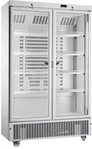 KBS Glastür-Kühlschrank KBS 850 GU mit 2 Drehtüren