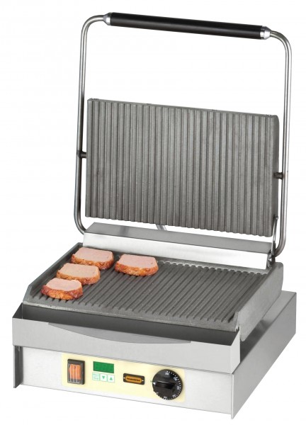 Neumärker Chopper Grill DT -  oben und unten geriffelt   11-80432DT  - Kontaktgrill mit Digitaltimer 